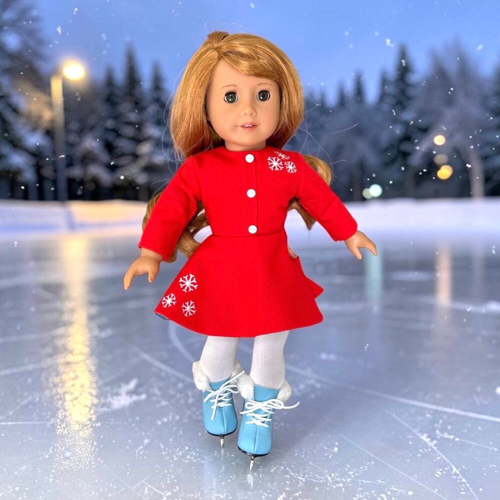 American Girl Maryellen Larkin Doll in Ice Skating Outfit